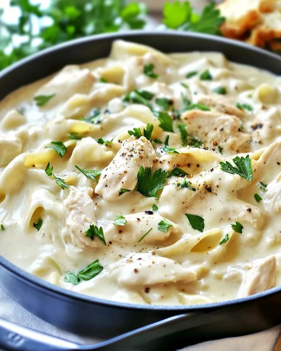 One Pot Chicken Alfredo