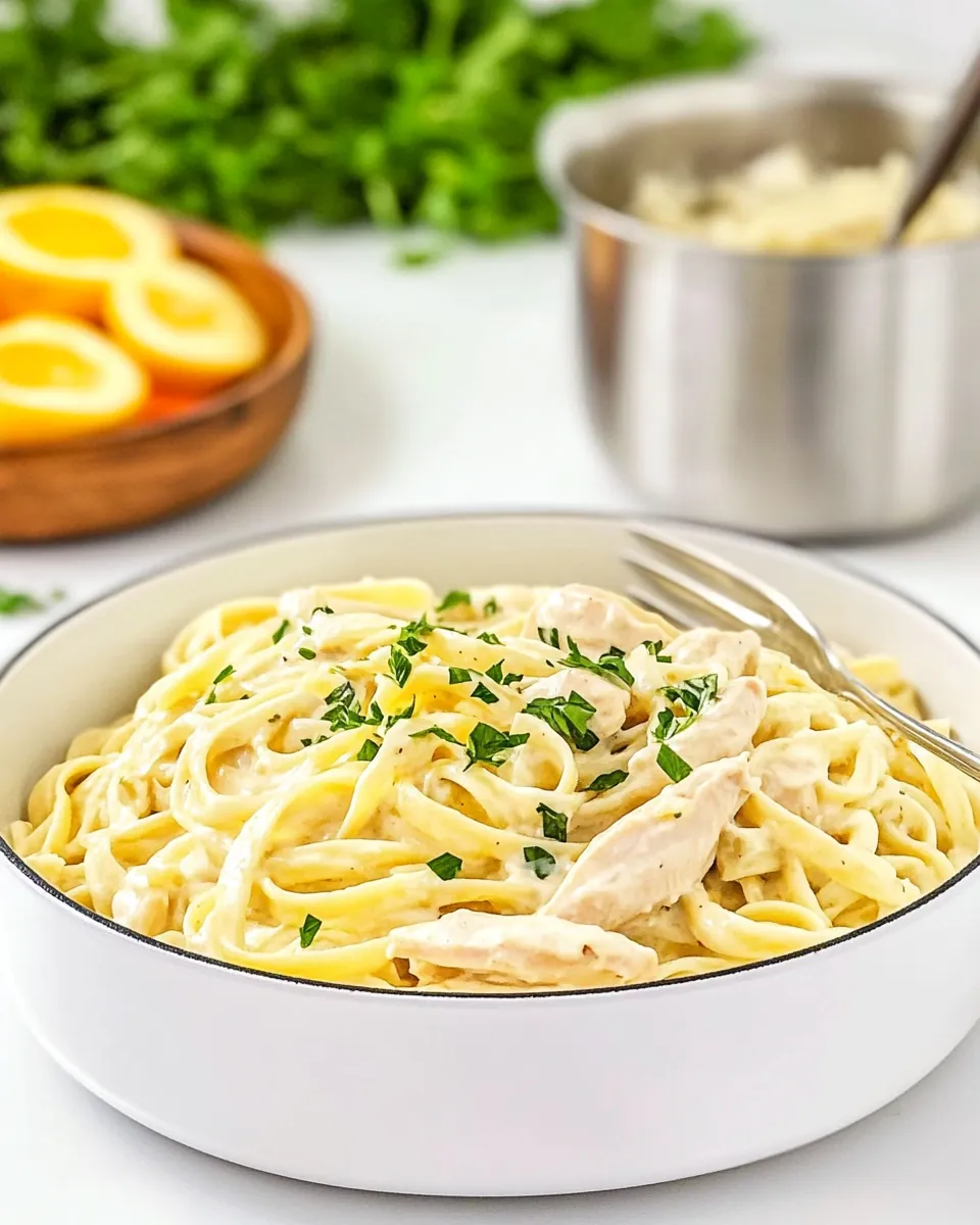 One Pot Chicken Alfredo