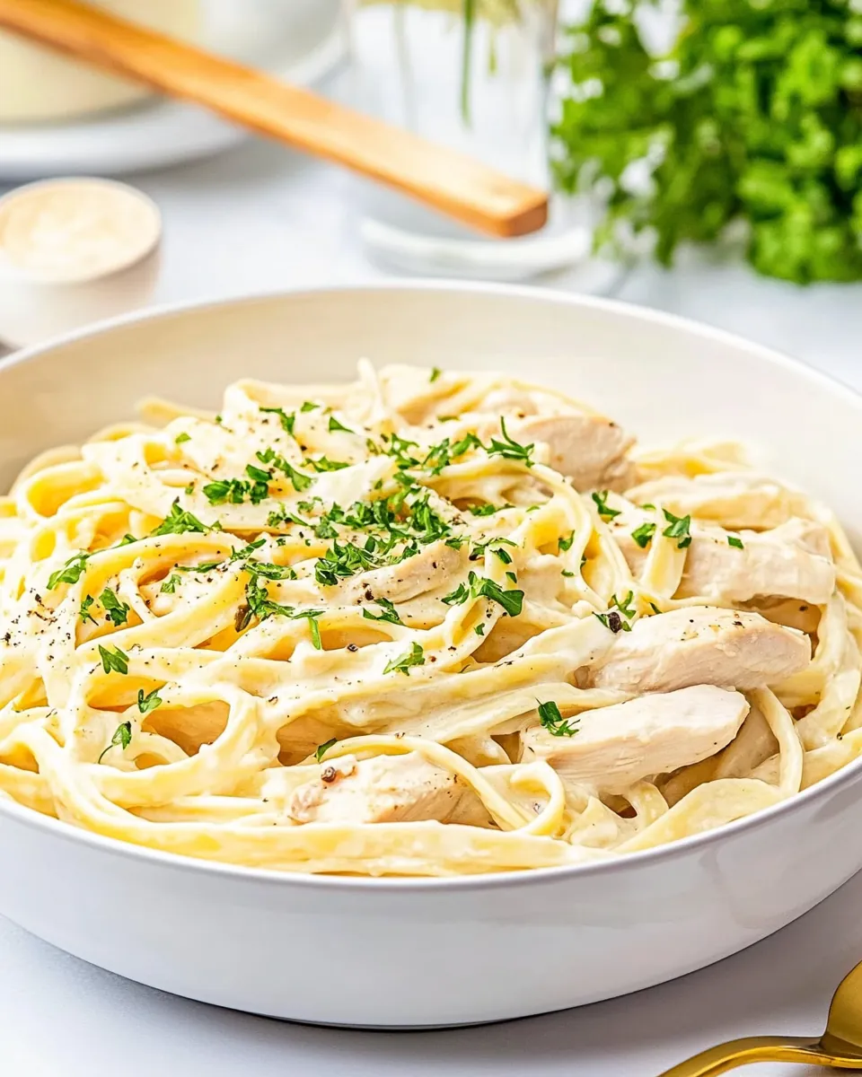 One Pot Chicken Alfredo
