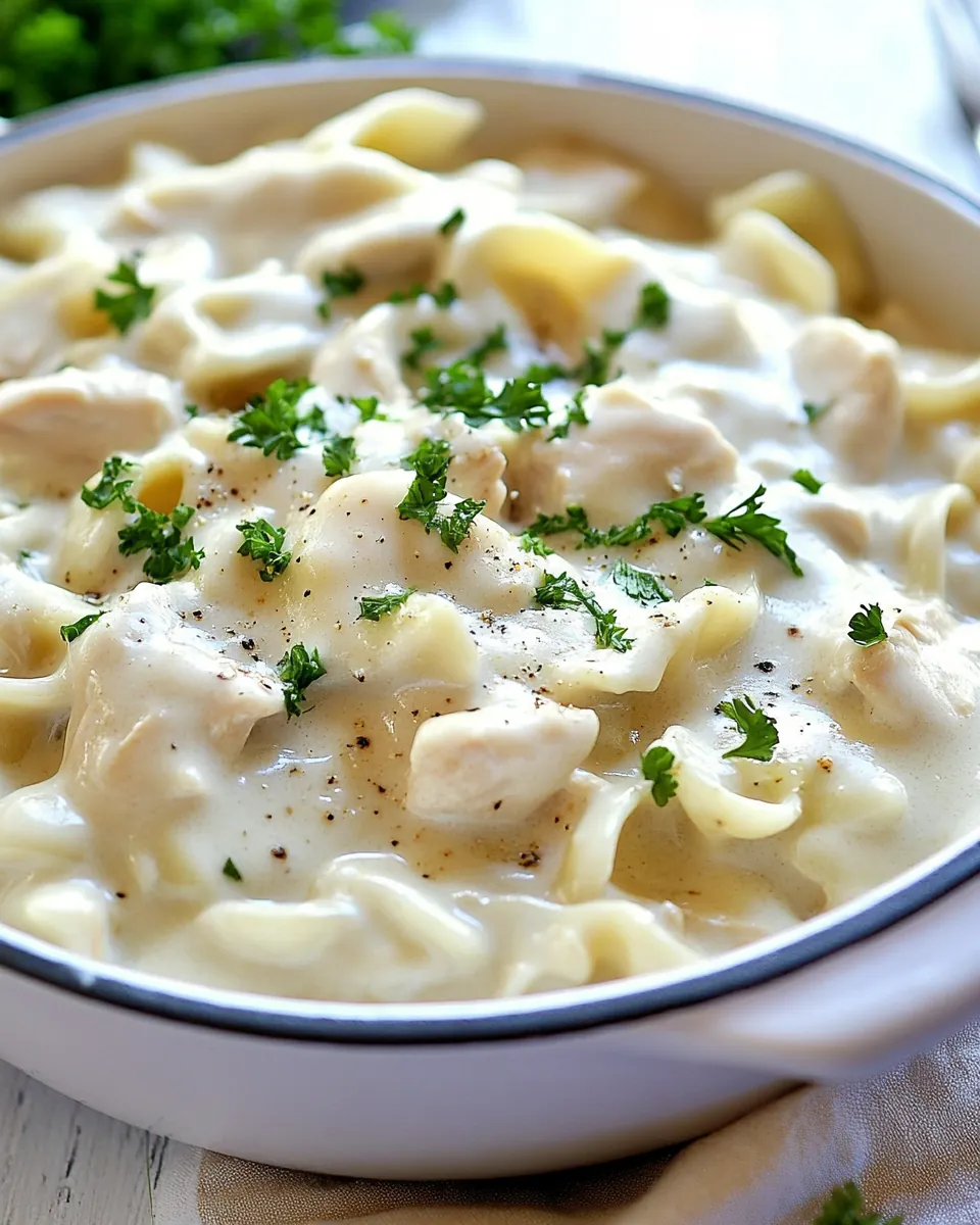 One Pot Chicken Alfredo