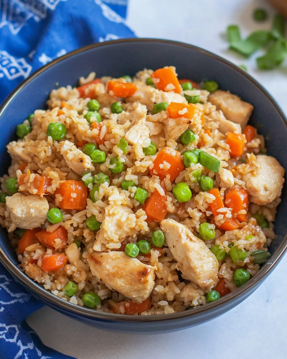 One Pot Chicken Un Fried Rice