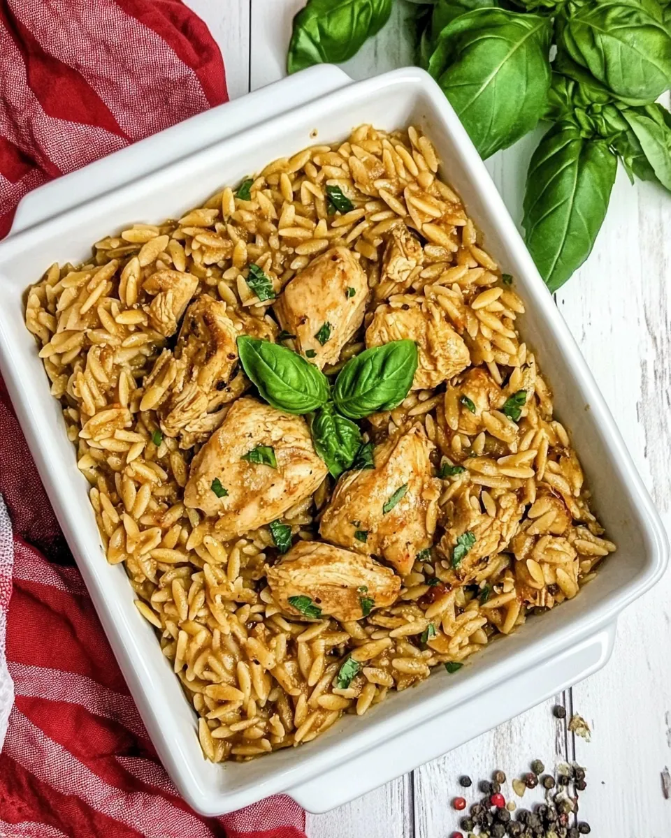 One Pot Chicken and Orzo