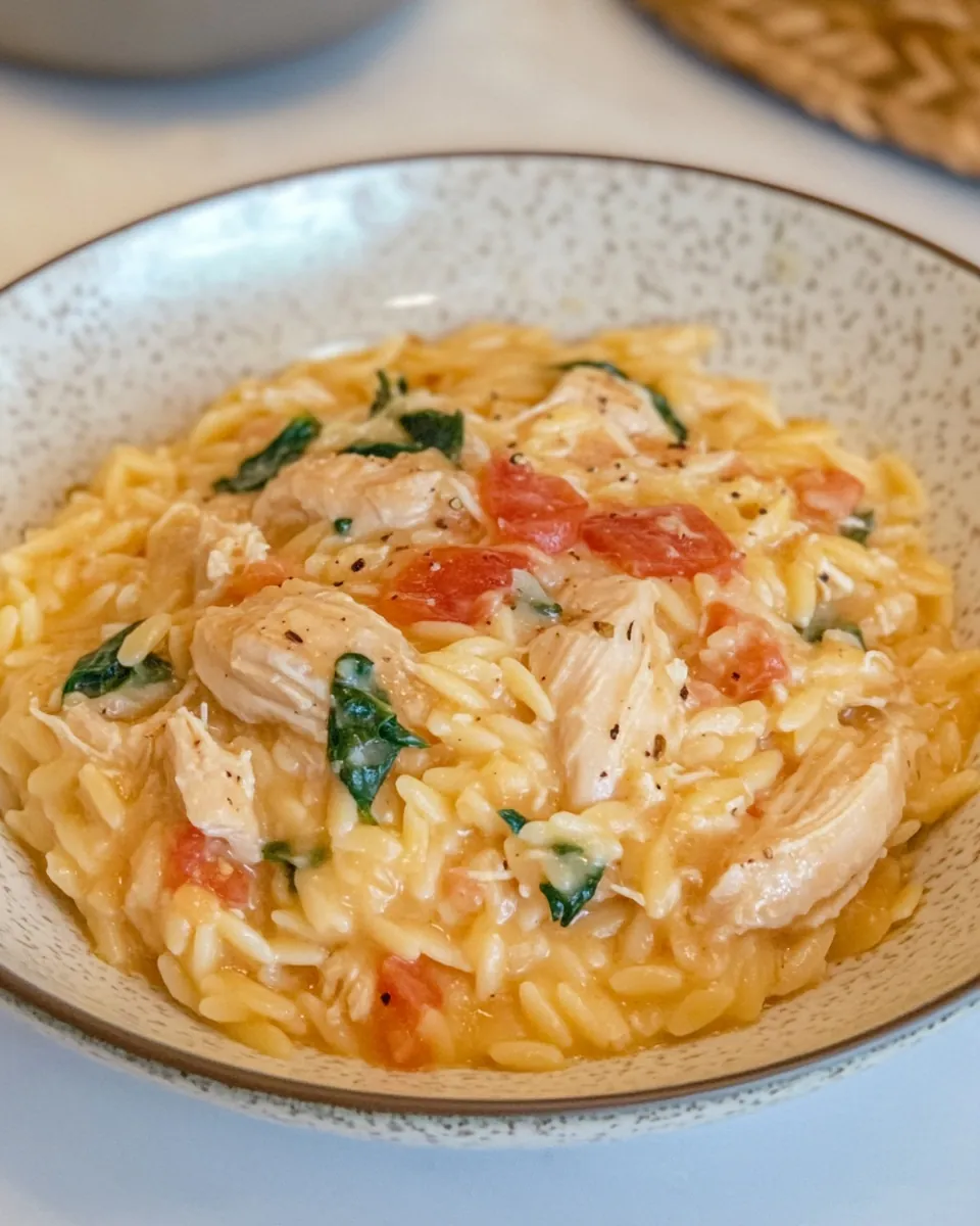One Pot Chicken and Orzo Recipe