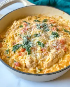One Pot Chicken and Orzo Recipe