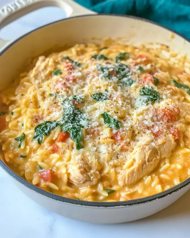 One Pot Chicken and Orzo Recipe