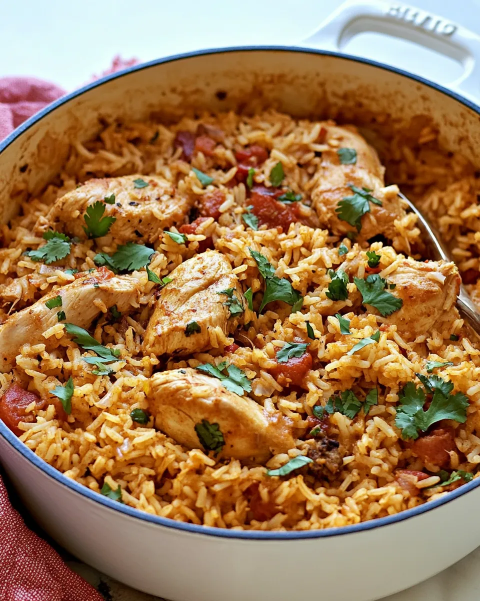 One Pot Mexican Chicken Rice