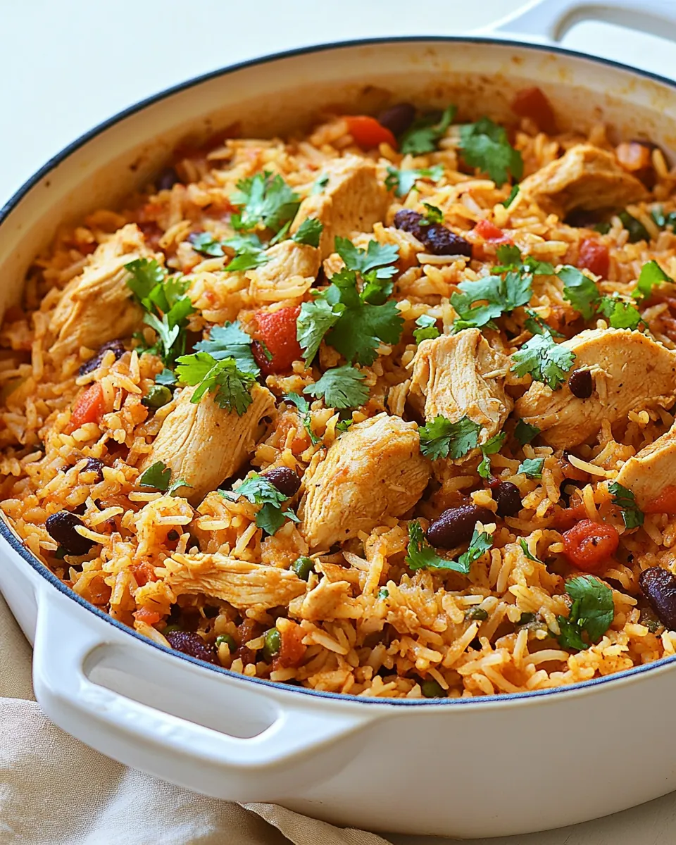 One Pot Mexican Chicken Rice