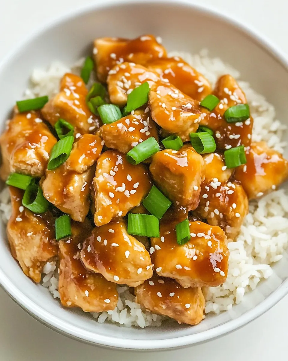 One Pot Sesame Chicken