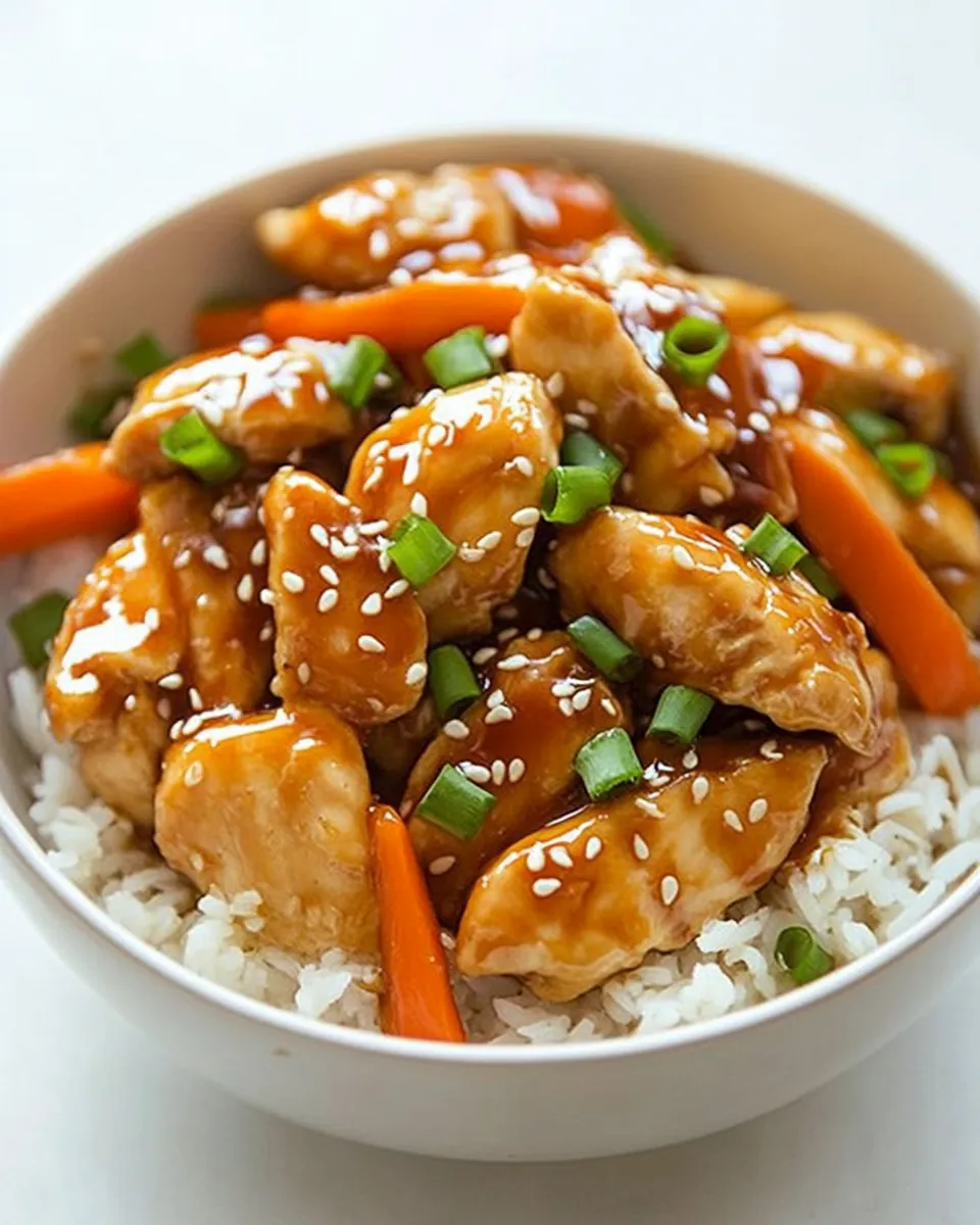 One Pot Sesame Chicken