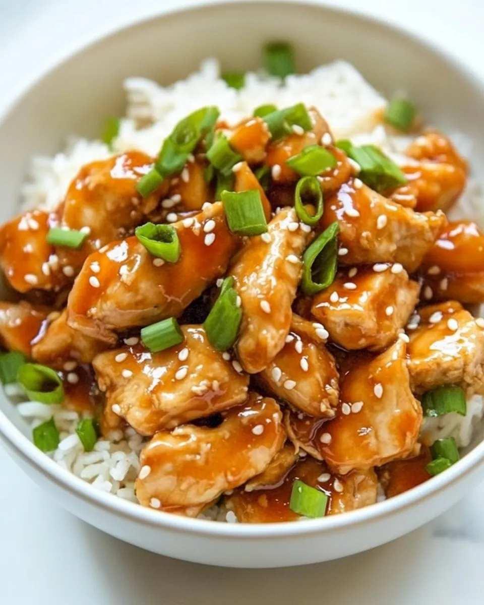 One Pot Sesame Chicken
