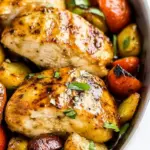 One Skillet Balsamic Chicken and Vegetables