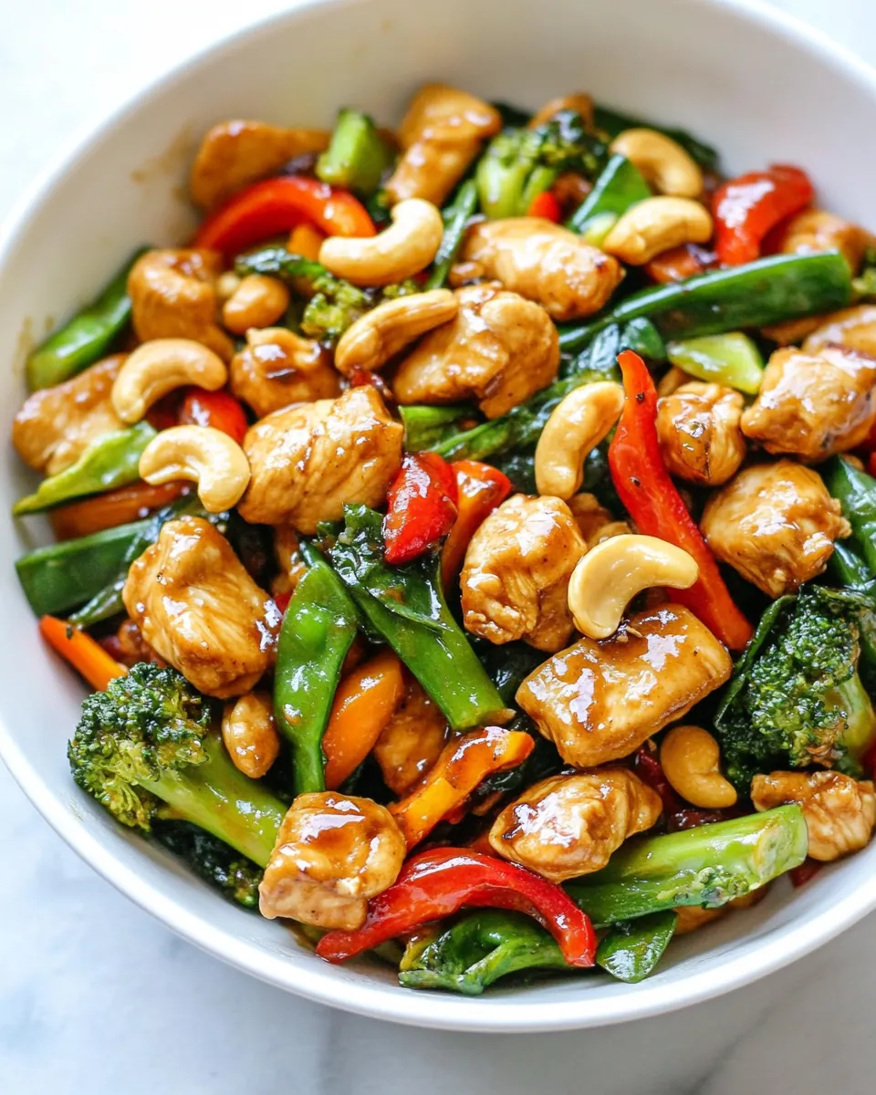 Cashew Chicken Stir Fry