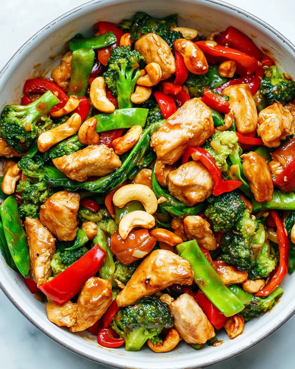 Cashew Chicken Stir Fry
