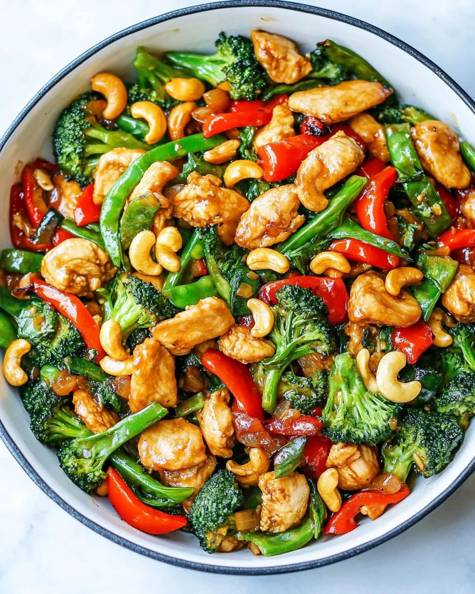 Cashew Chicken Stir Fry
