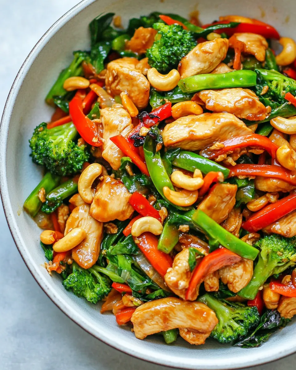 Cashew Chicken Stir Fry