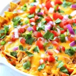 One Skillet Cheesy Chicken Nacho Supreme