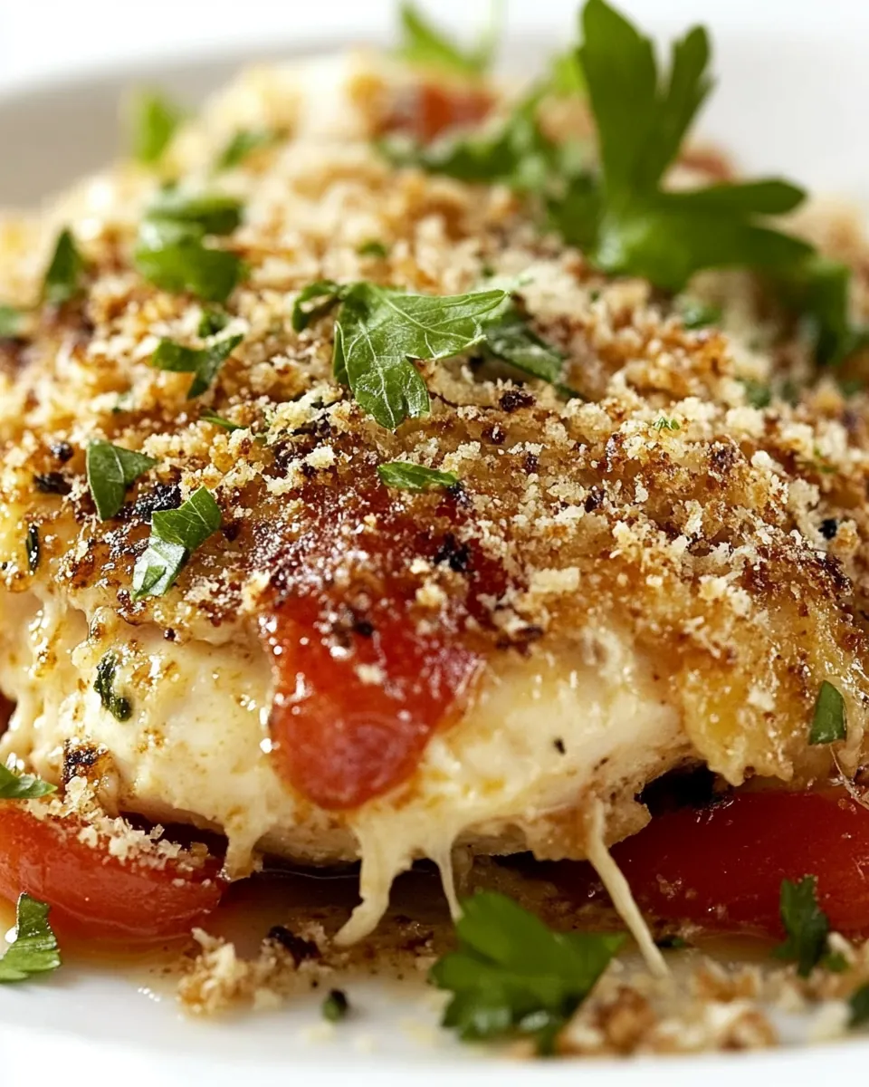 One Skillet Chicken Parmesan