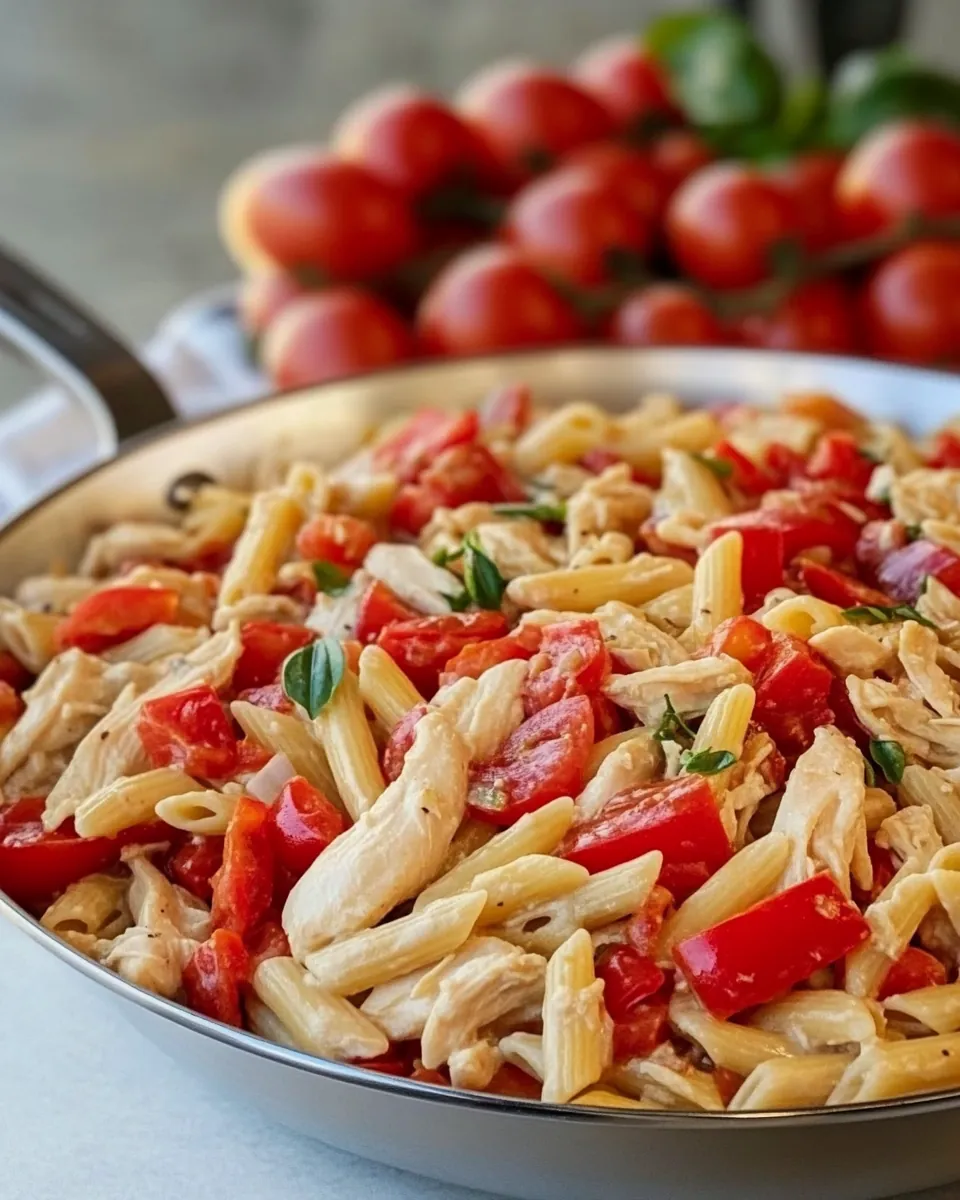 One Skillet Chicken Pasta