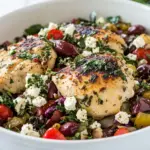 One Skillet Greek Chicken
