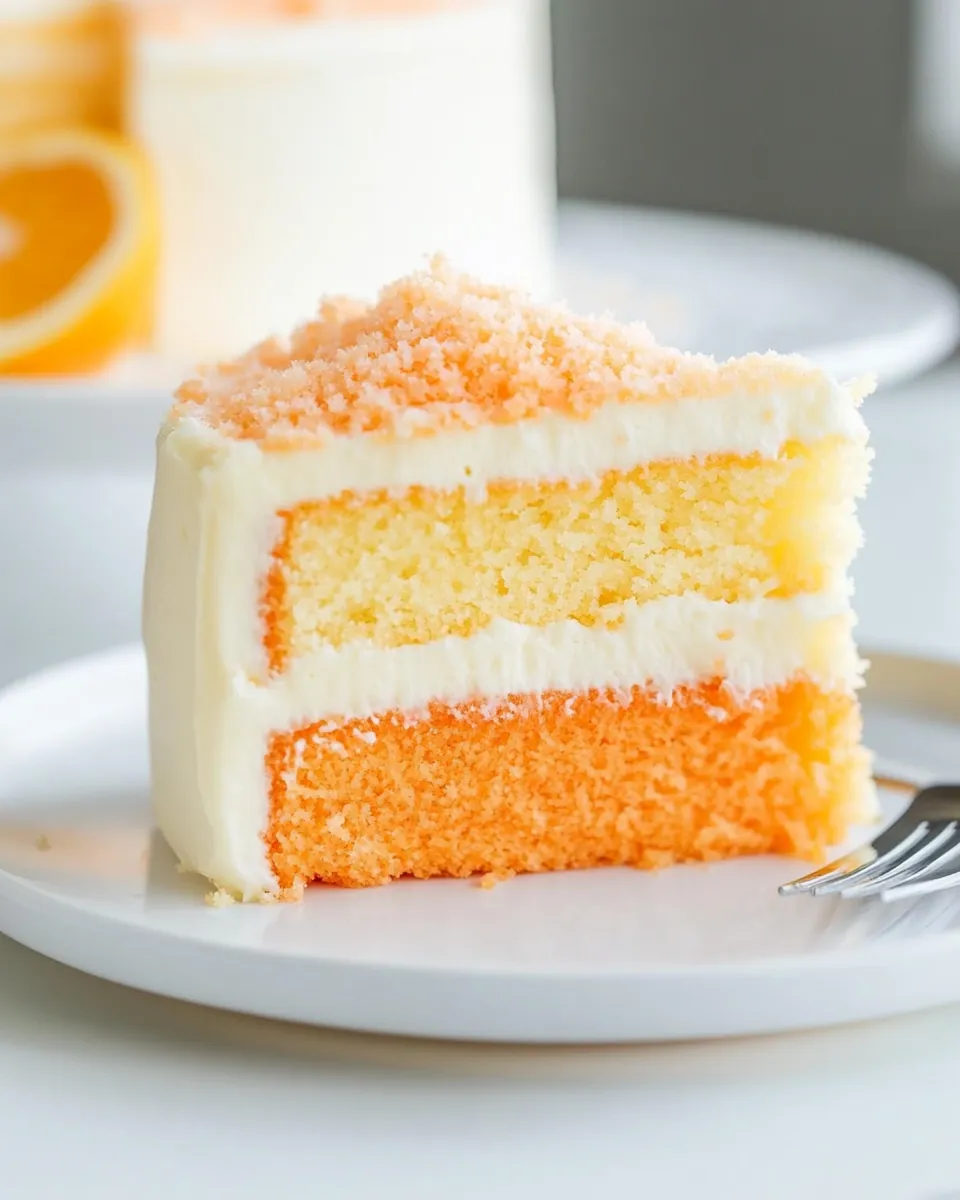 Orange Cream Cake