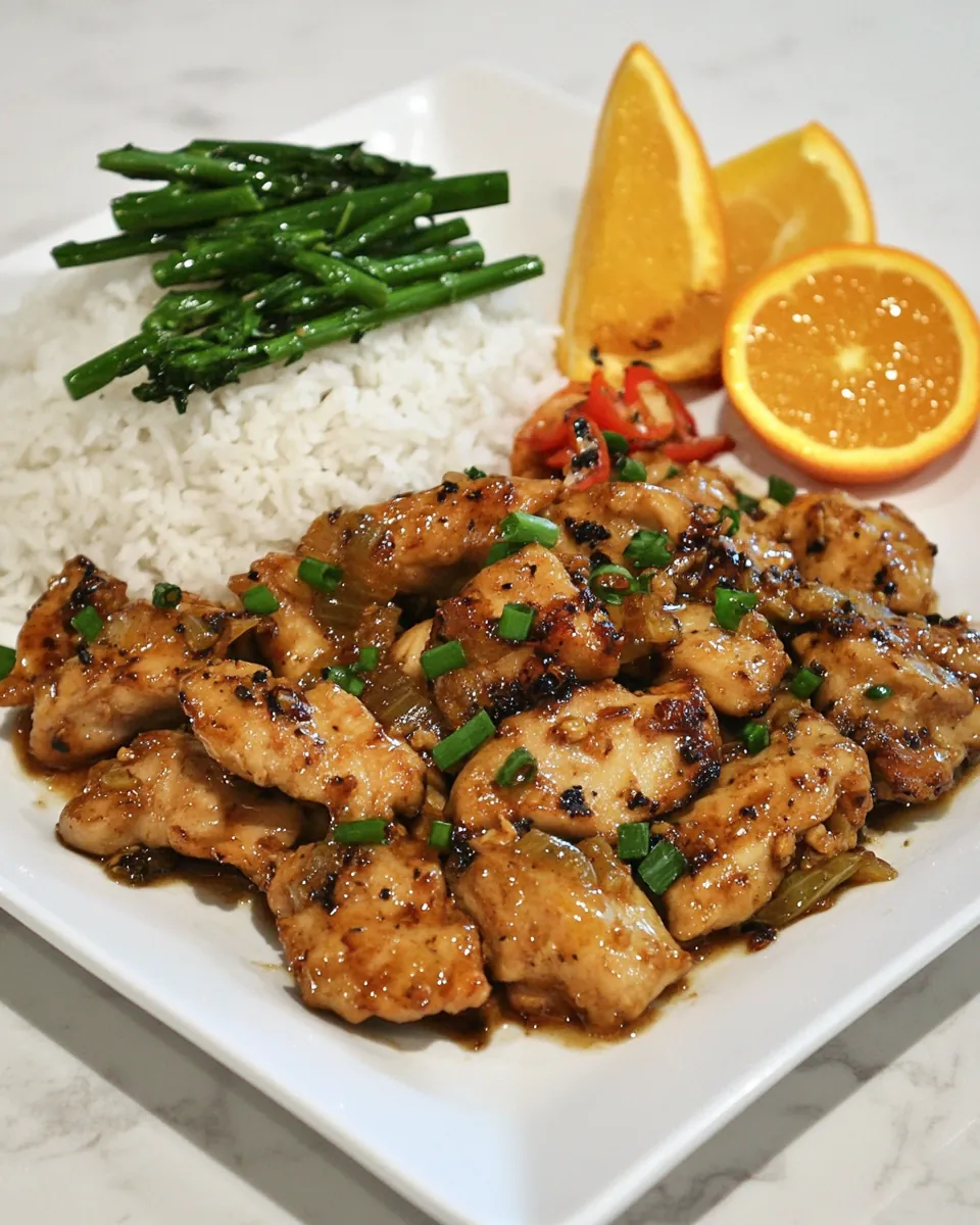 Orange Ginger Chicken