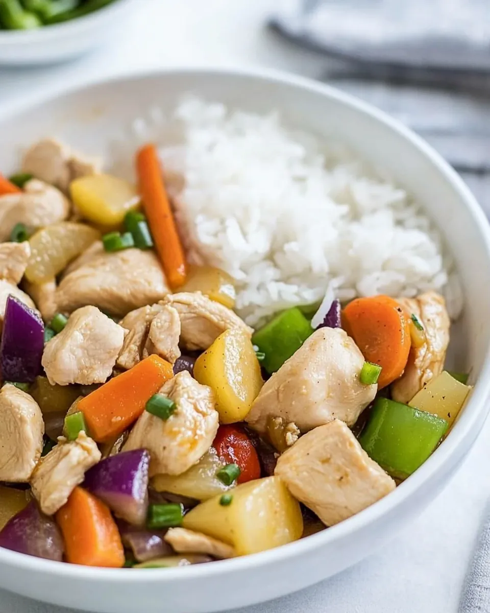 Orange Ginger Chicken Stir Fry