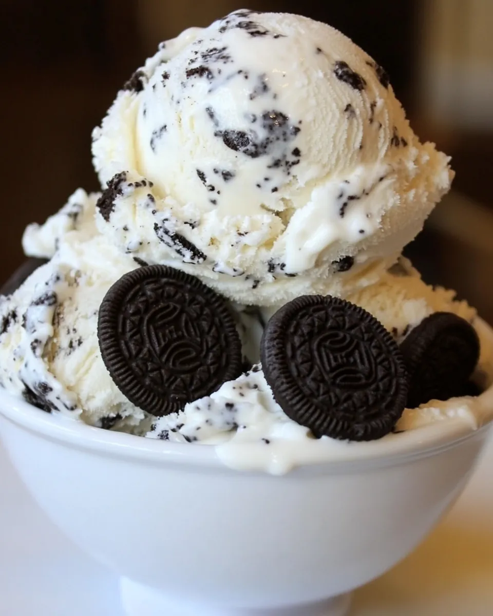 Oreo Cheesecake Ice Cream