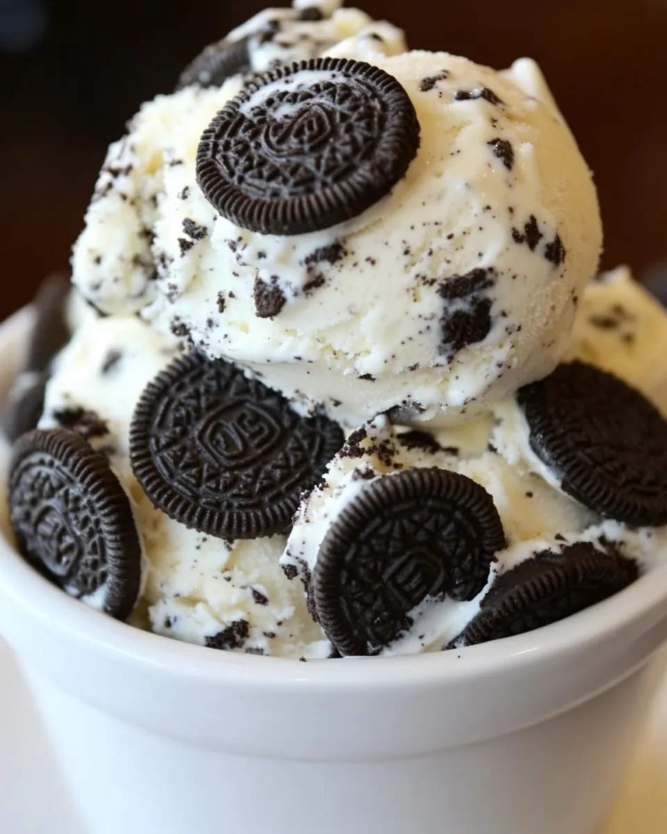 Oreo Cheesecake Ice Cream