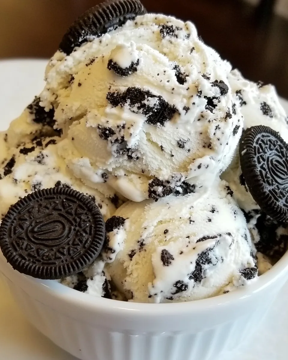 Oreo Cheesecake Ice Cream