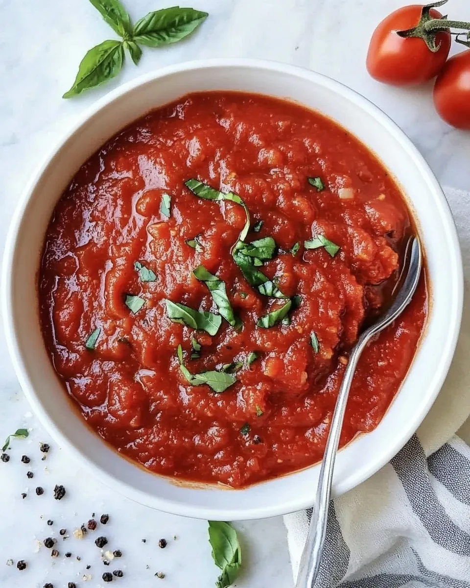 Simple Crockpot Tomato Sauce
