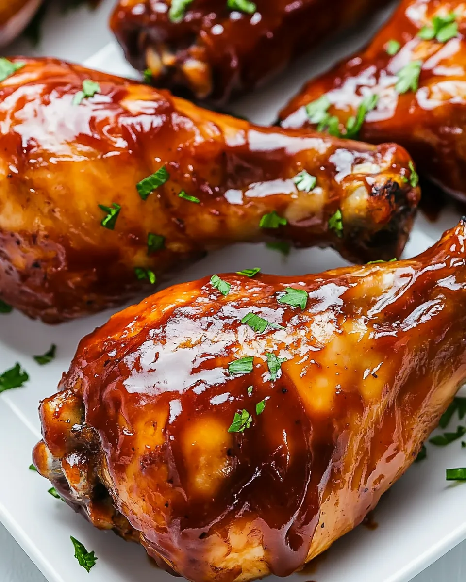 Oven Baked BBQ Chicken Legs