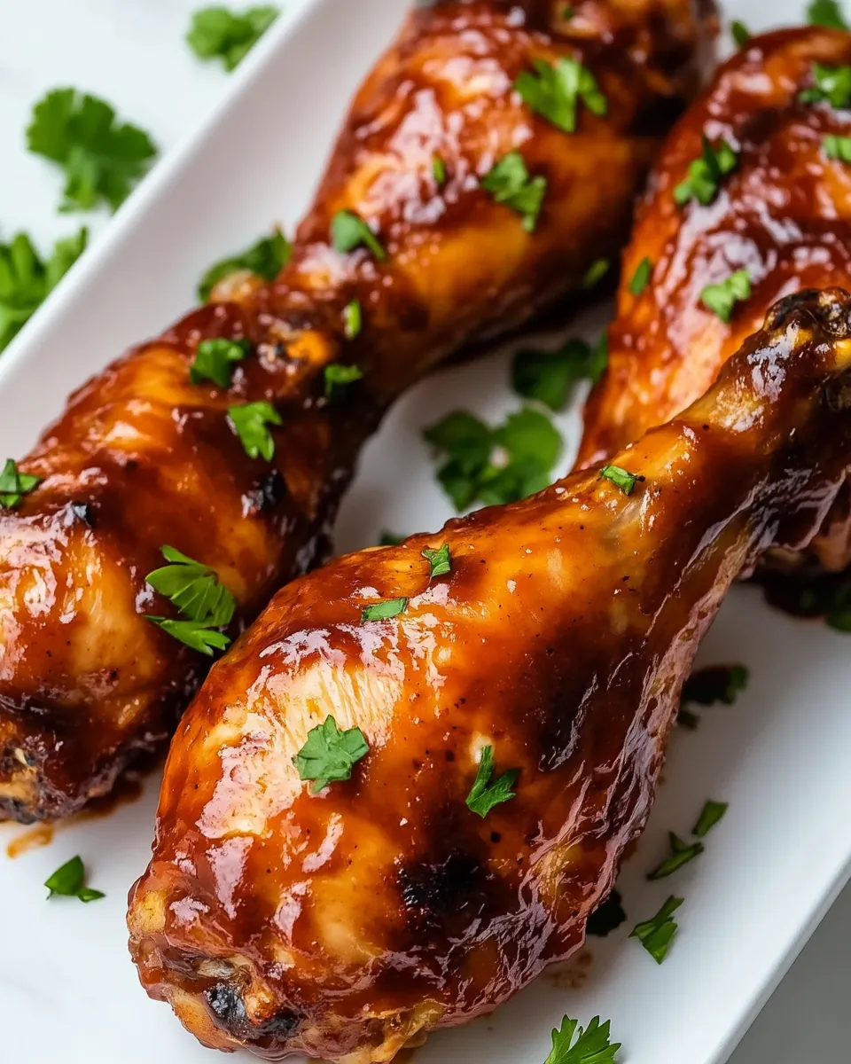 Oven Baked BBQ Chicken Legs