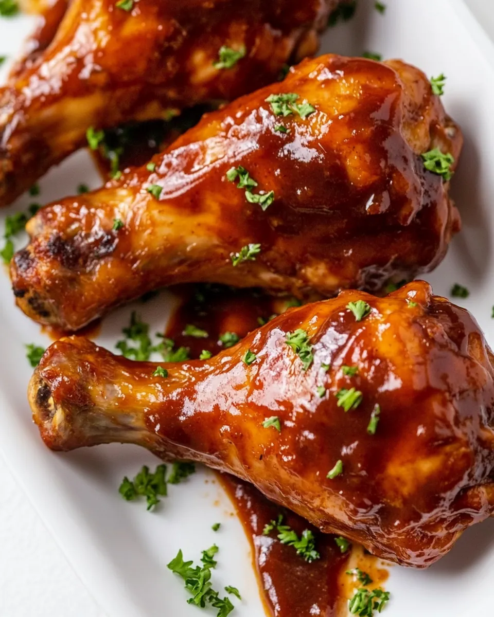 Oven Baked BBQ Chicken Legs