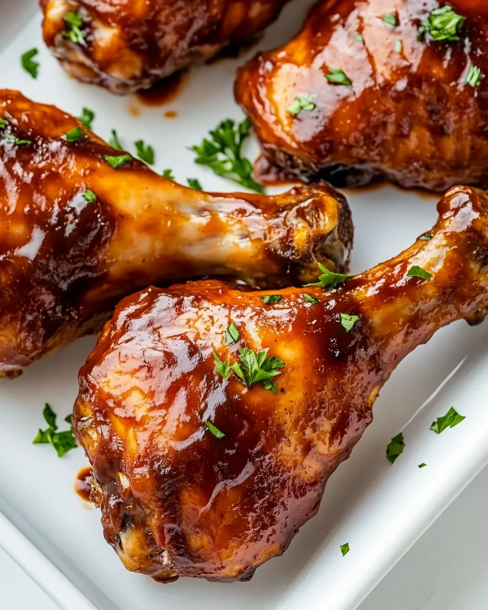 Oven Baked BBQ Chicken Legs