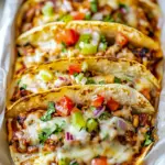 Oven Baked Barbecue Chicken Pizza Tacos