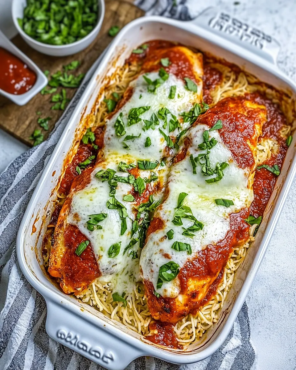Oven Baked Chicken Parmesan