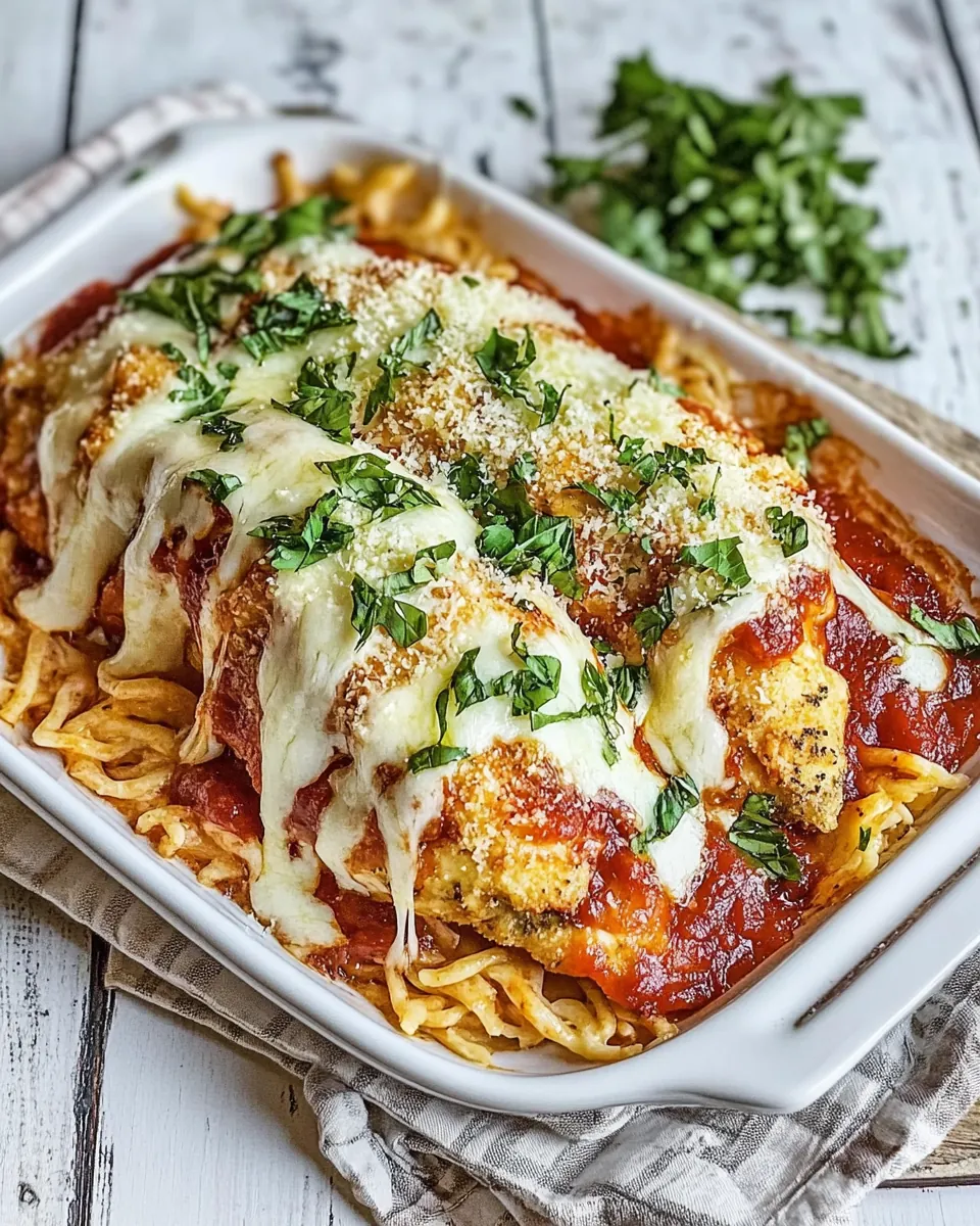Oven Baked Chicken Parmesan