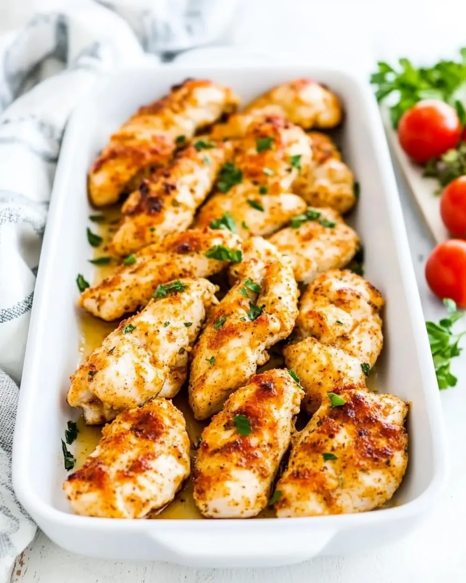 Oven Baked Chicken Tenders