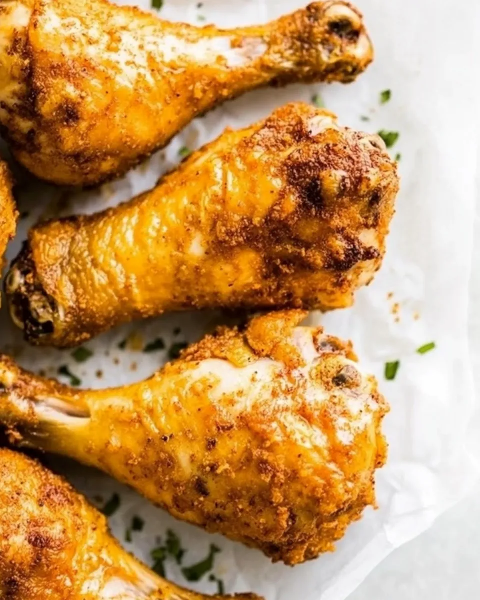 Oven Fried Chicken Legs