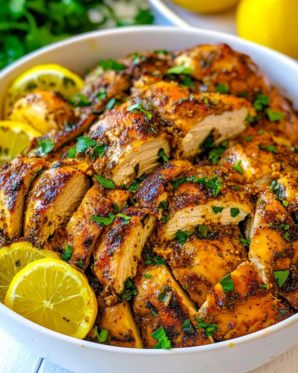 Oven Roasted Chicken Shawarma