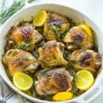 Oven Roasted Chicken Thighs