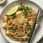 Pad Thai With Chicken Tofu