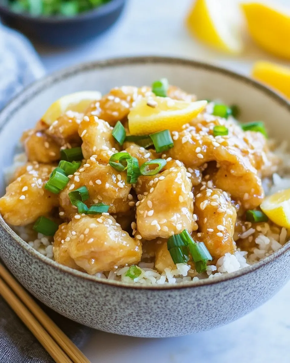 Paleo Chinese Lemon Chicken