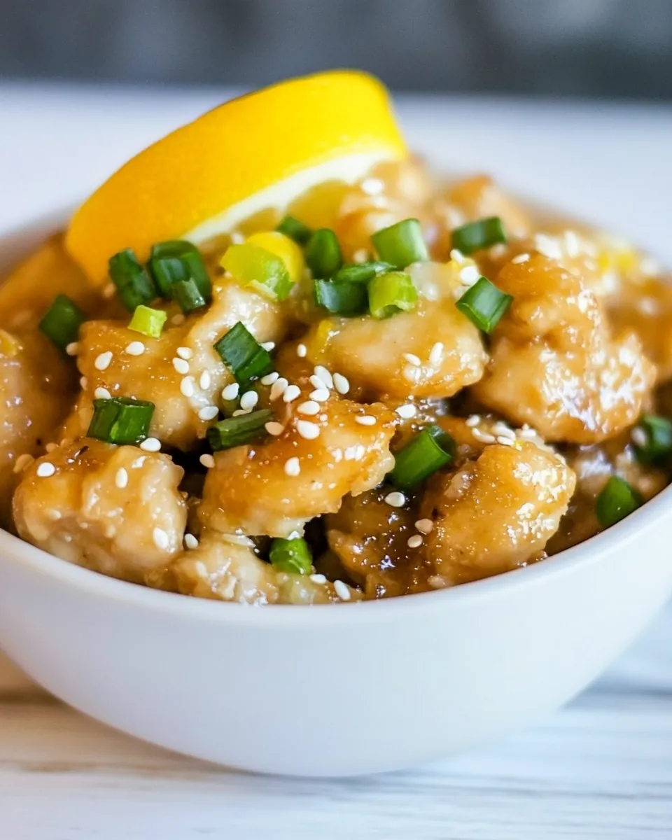 Paleo Chinese Lemon Chicken