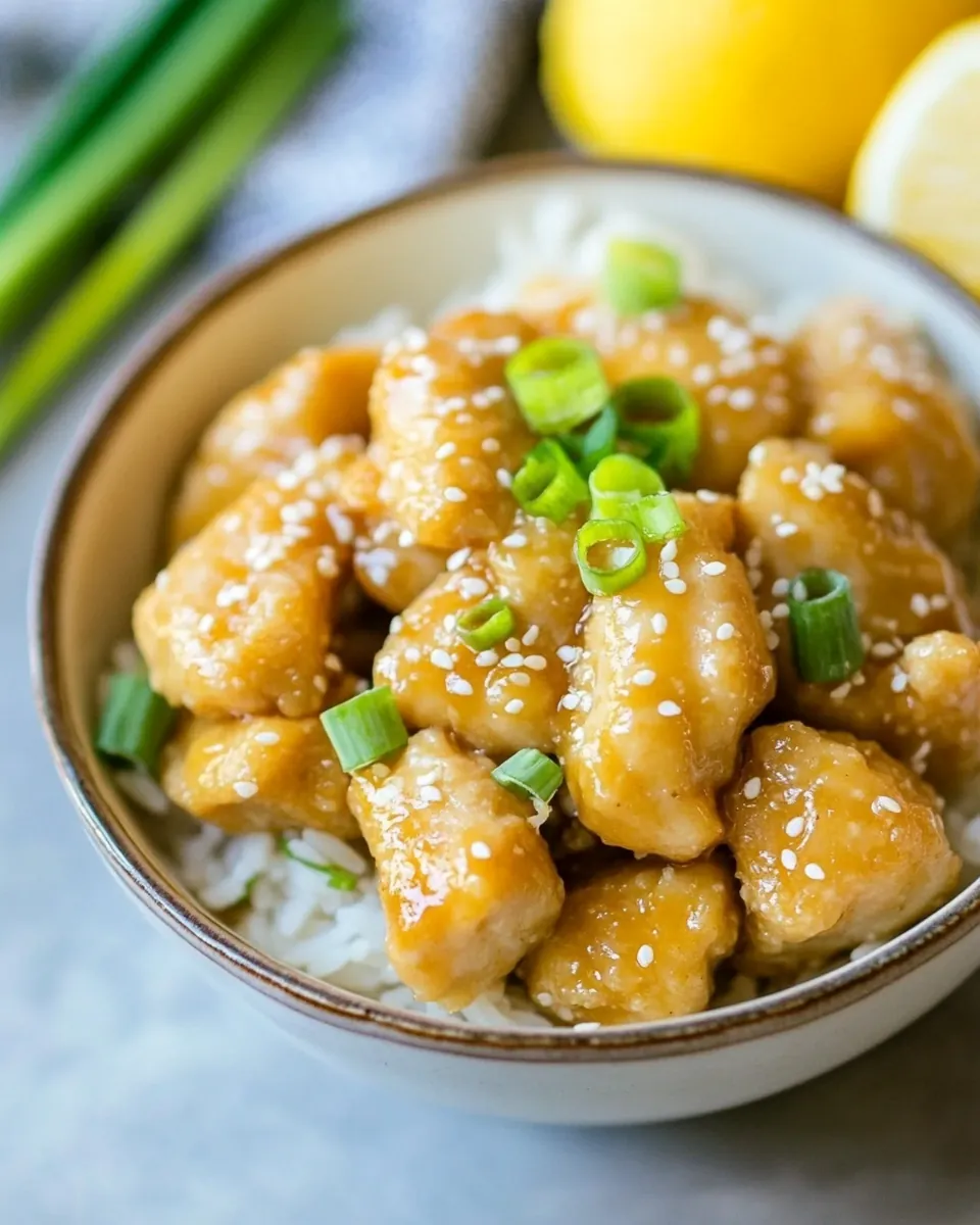 Paleo Chinese Lemon Chicken
