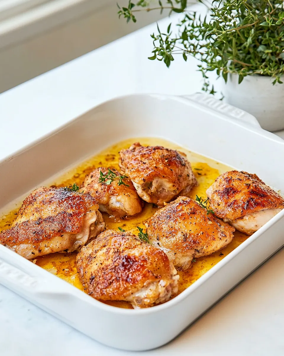 Pan Fried Chicken Thighs