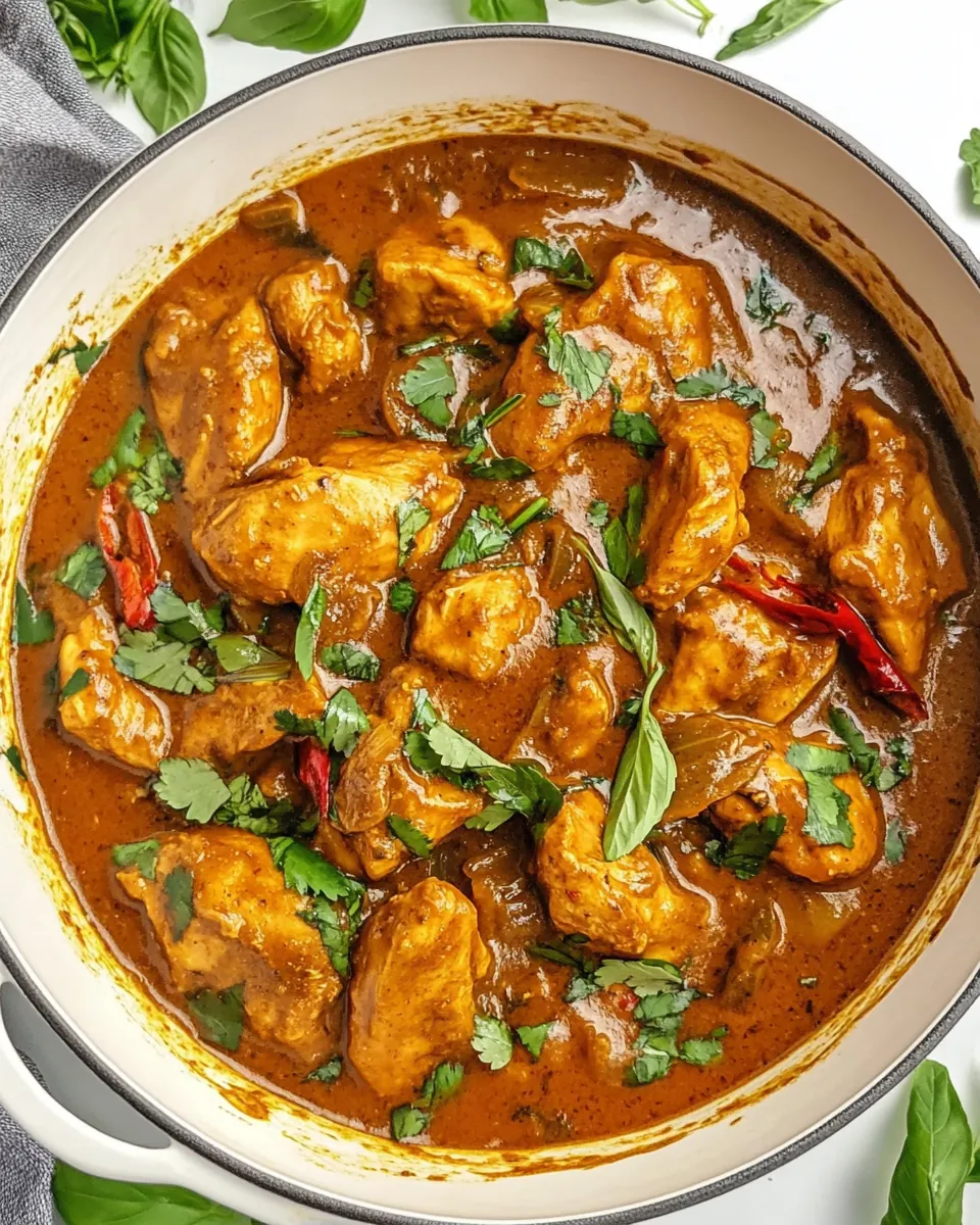 Panang Chicken Curry