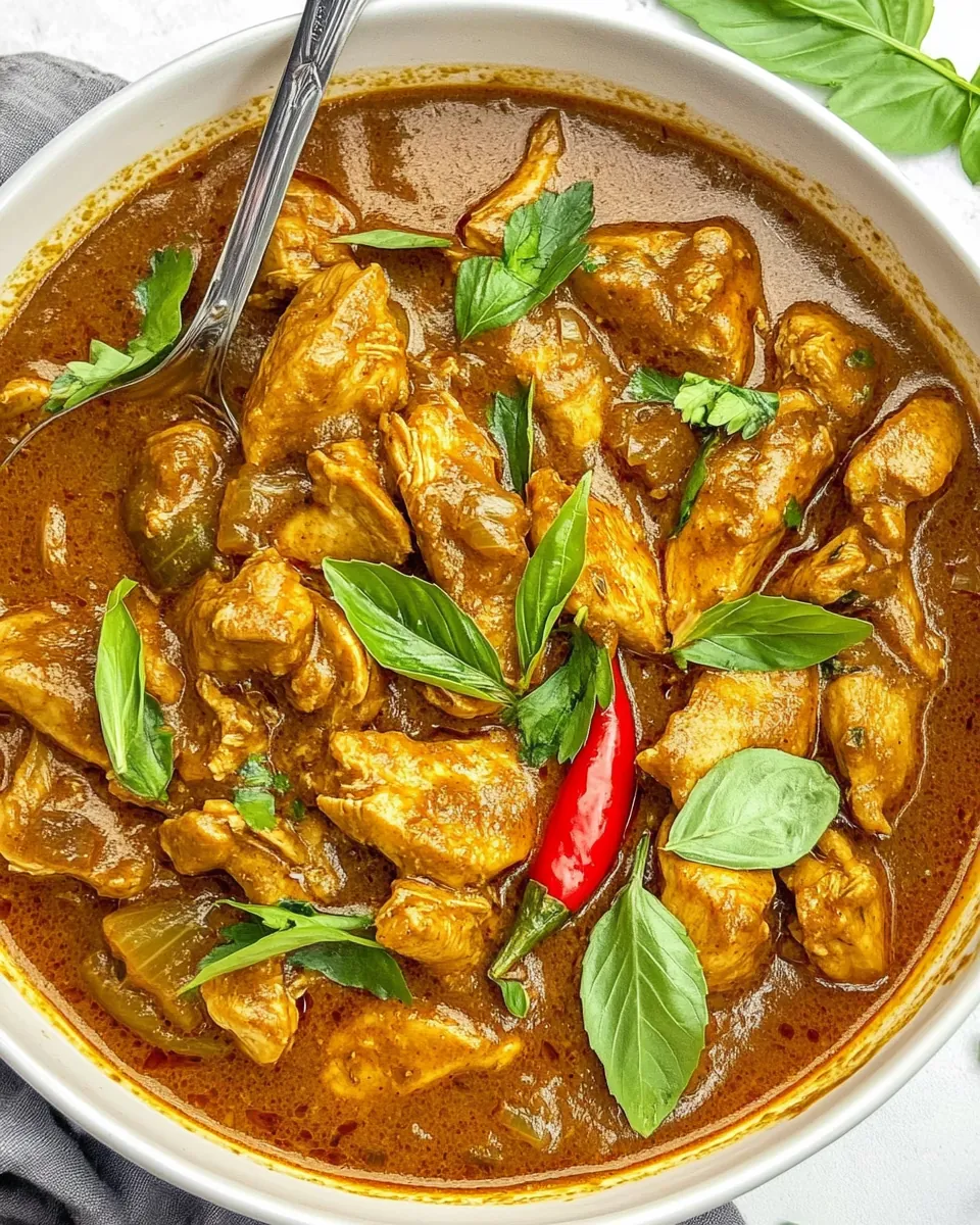 Panang Chicken Curry