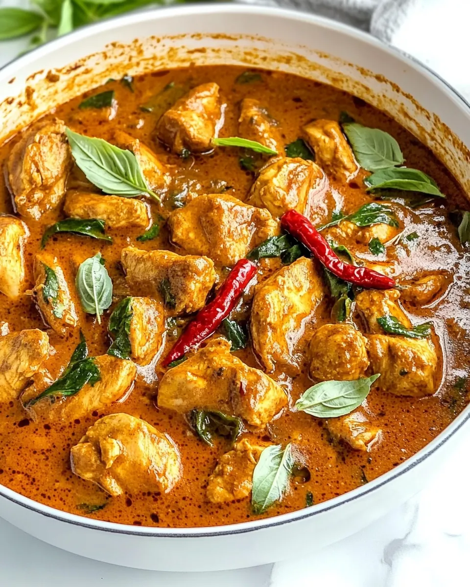 Panang Chicken Curry