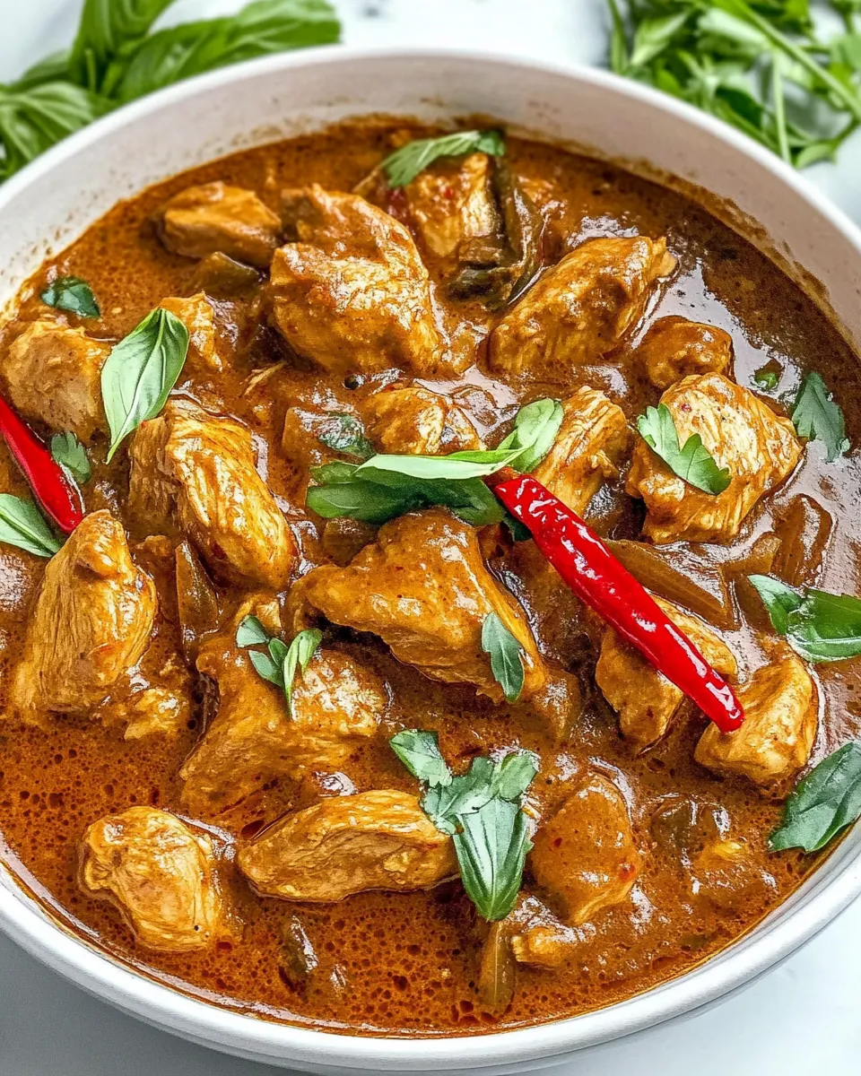 Panang Chicken Curry